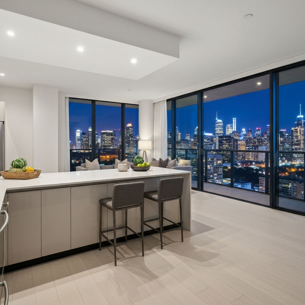 Элитная квартира с видом на город