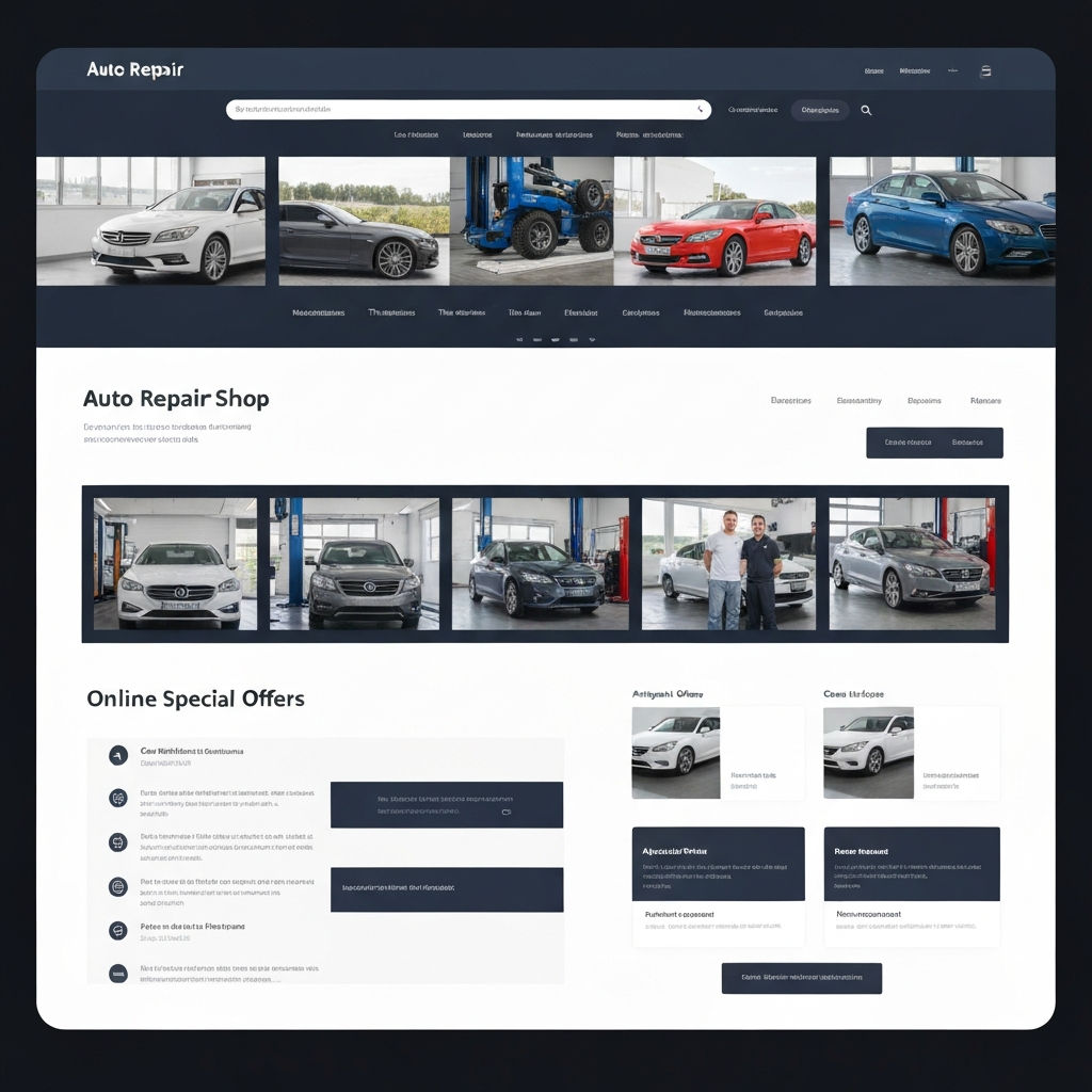 Сайт автосервиса