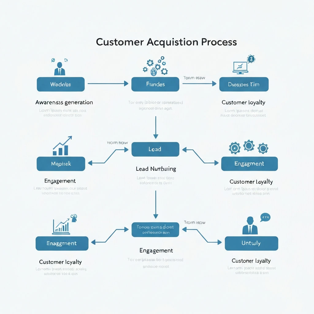 Схема работы системы привлечения клиентов