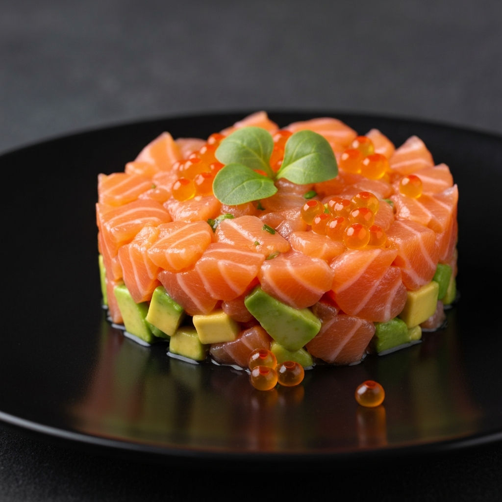 Тартар из лосося