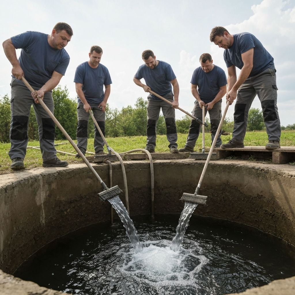 Чистка колодца