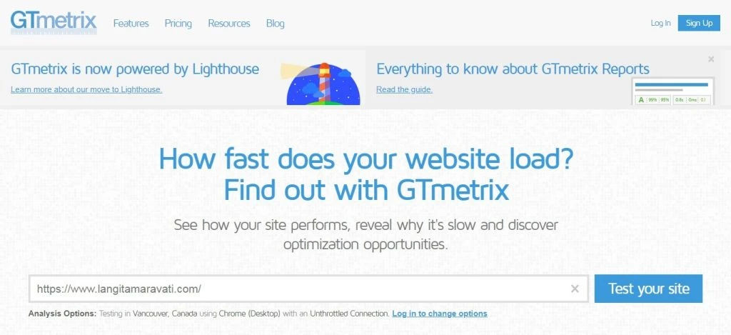 GTMetrix