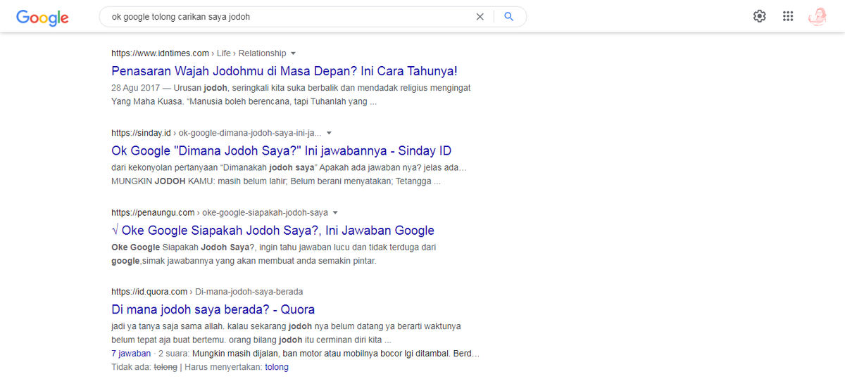 Search results (SERPs)