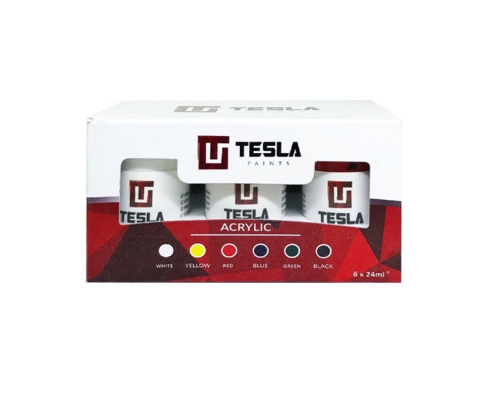Cat akrilik Tesla Paints set 6