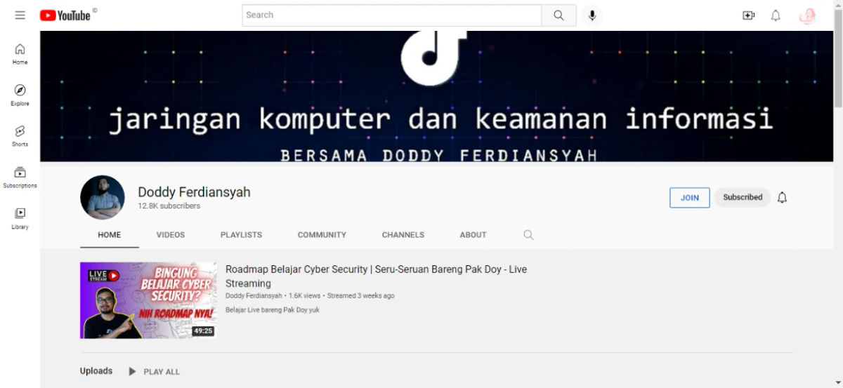 Channel Youtube Pak Doddy Ferdiansyah