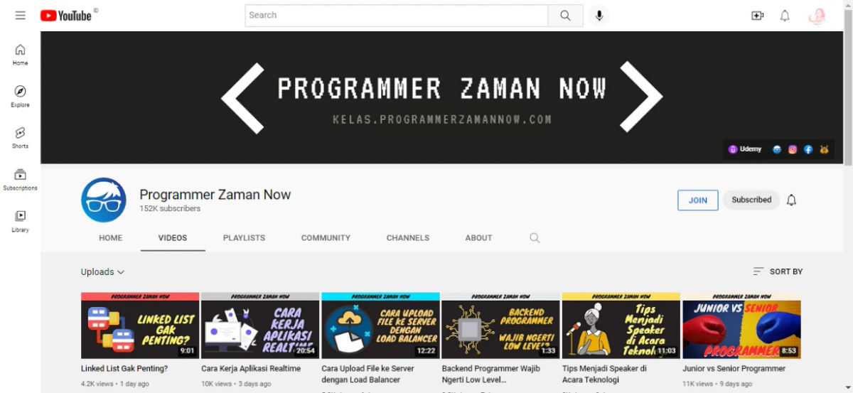 Programmer Zaman Now