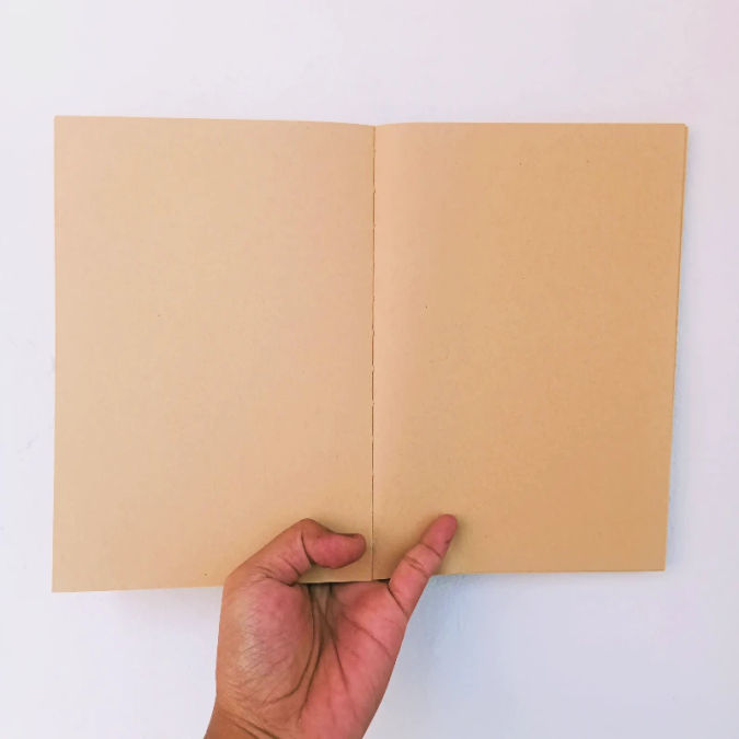 warna dan tekstur Potentate Kraft Paper