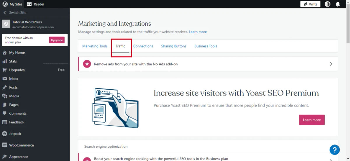 Cara membuat sitemap di wordpress.com