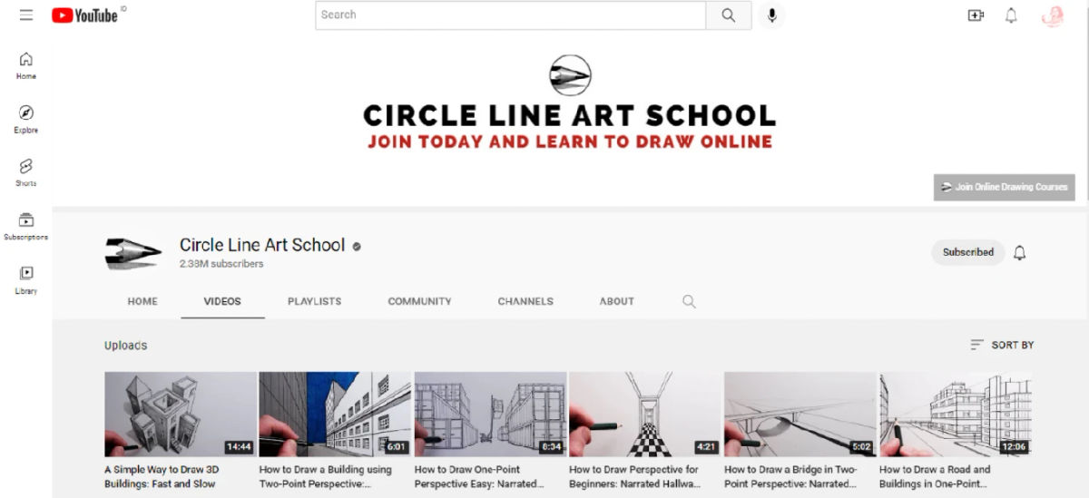 Circle Line Art School