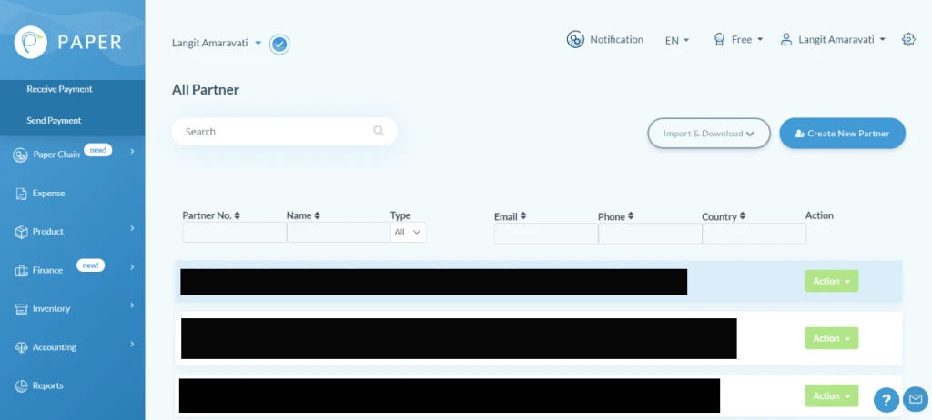 Dashboard Paper.id
