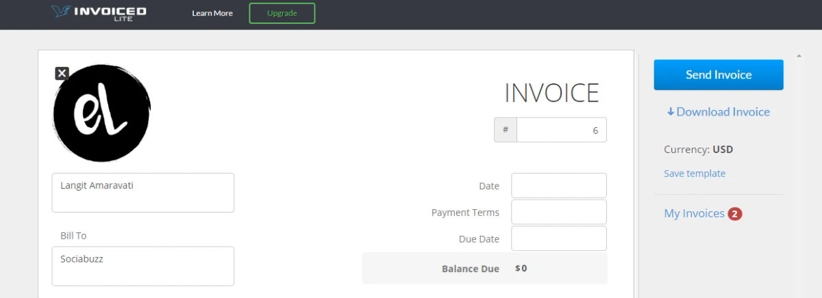 Invoice generator