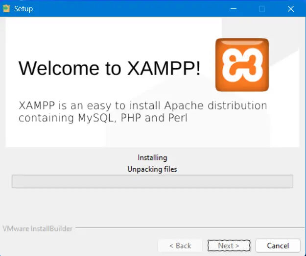 instalasi XAMPP langkah 8