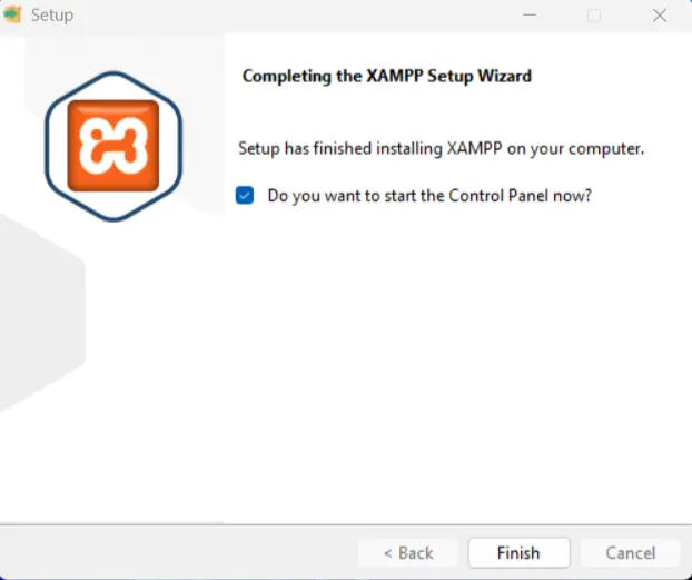 instalasi XAMPP langkah 9