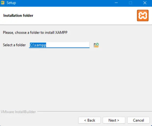 cara instal XAMPP langkah 5a