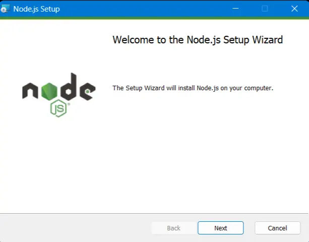 instal node.js langkah 1