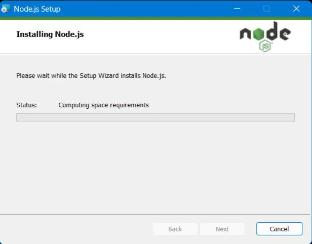 instal node.js langkah 7