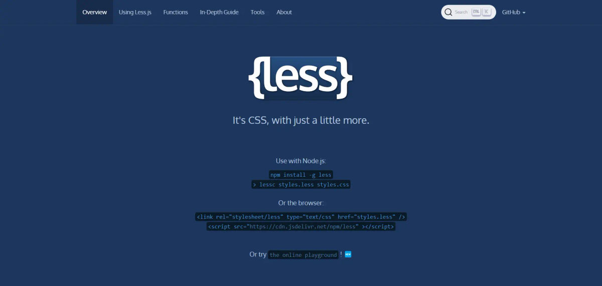 Less CSS