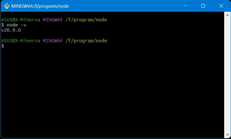 versi node terbaru