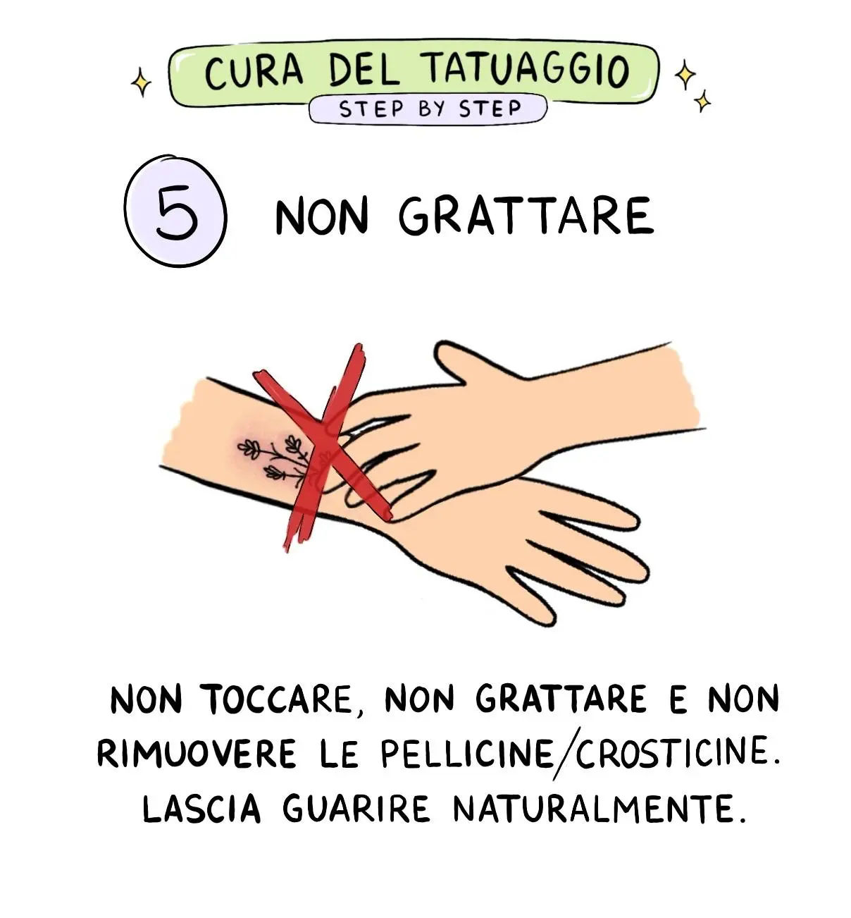Aftercare step 5: Step 5
