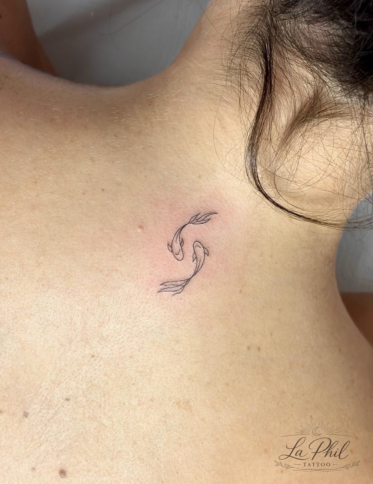 Tatuaggio Fine Line realizzato da La Phil Tattoo a Savigliano