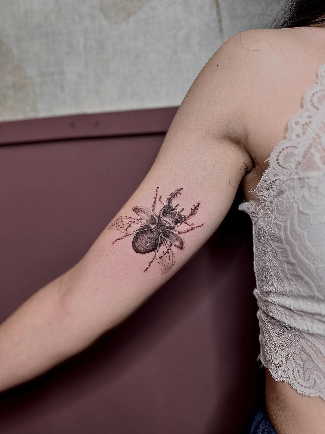 Tatuaggio Blackwork/Nature realizzato da La Phil Tattoo a Savigliano