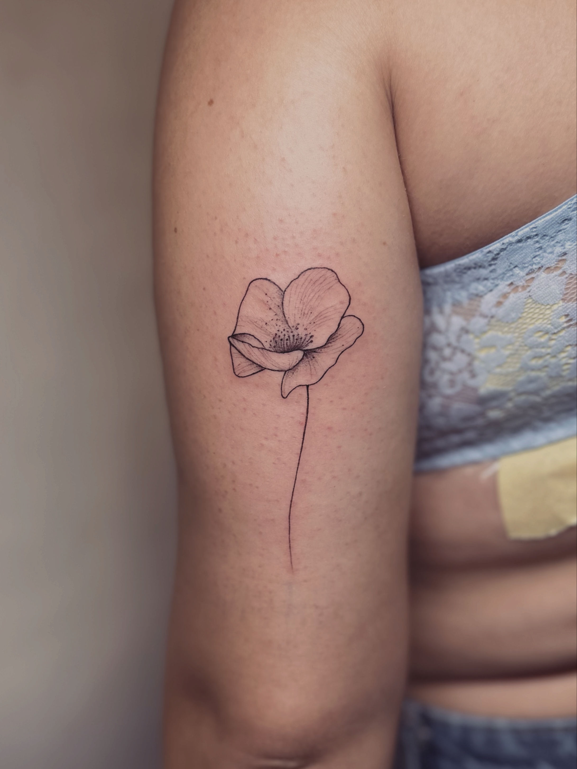 Tatuaggio Fine Line realizzato da La Phil Tattoo a Savigliano