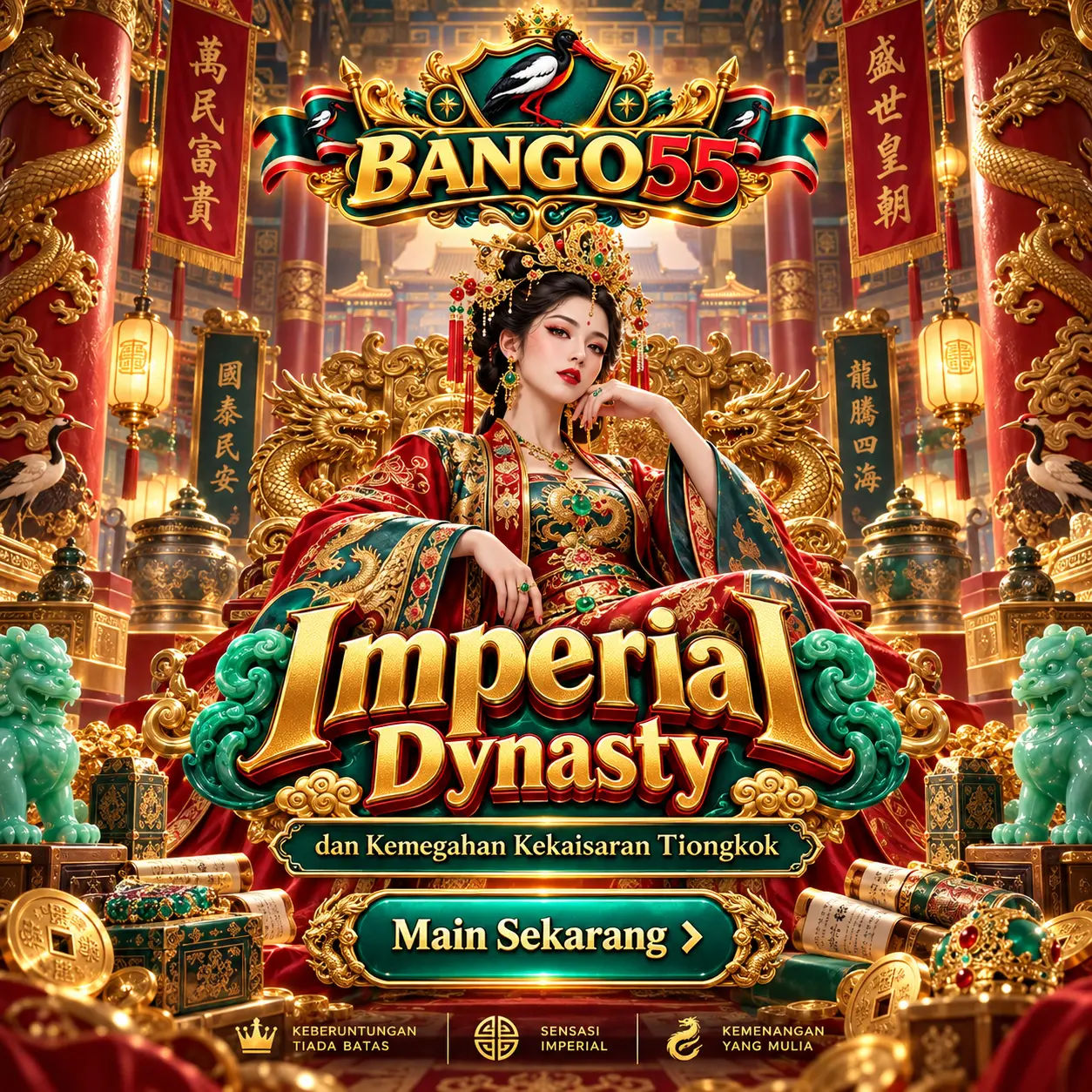 Thumbnail 1 of 3, Poster, BANGO55 | Imperial Dynasty dan Kemegahan Kekaisaran Tiongkok designed and sold by BANGO55.