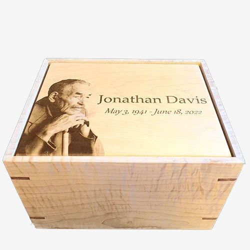 Handcrafted Hardwood Custom Engraved Urns - A Timeless Memorial