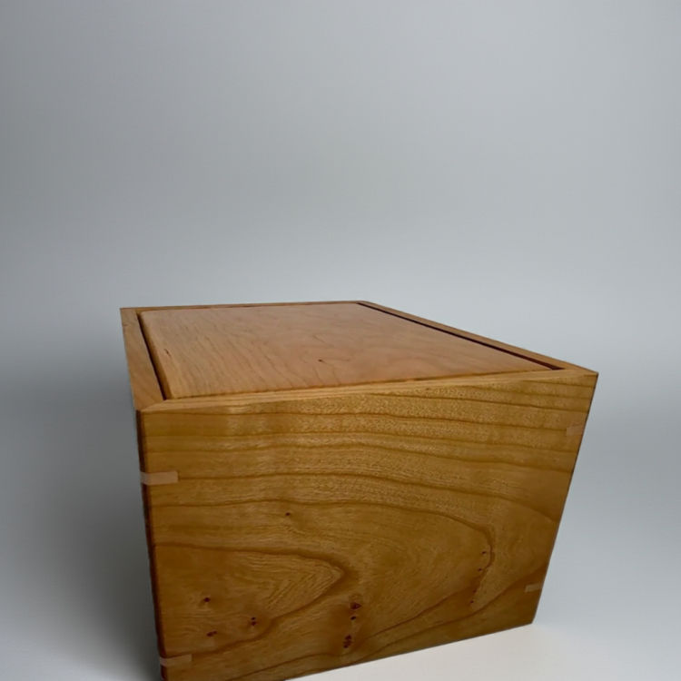 View details for Cherrywood Elegance Urn Alternate side view of Cherrywood Elegance Urn, ideal for creating a unique memorial