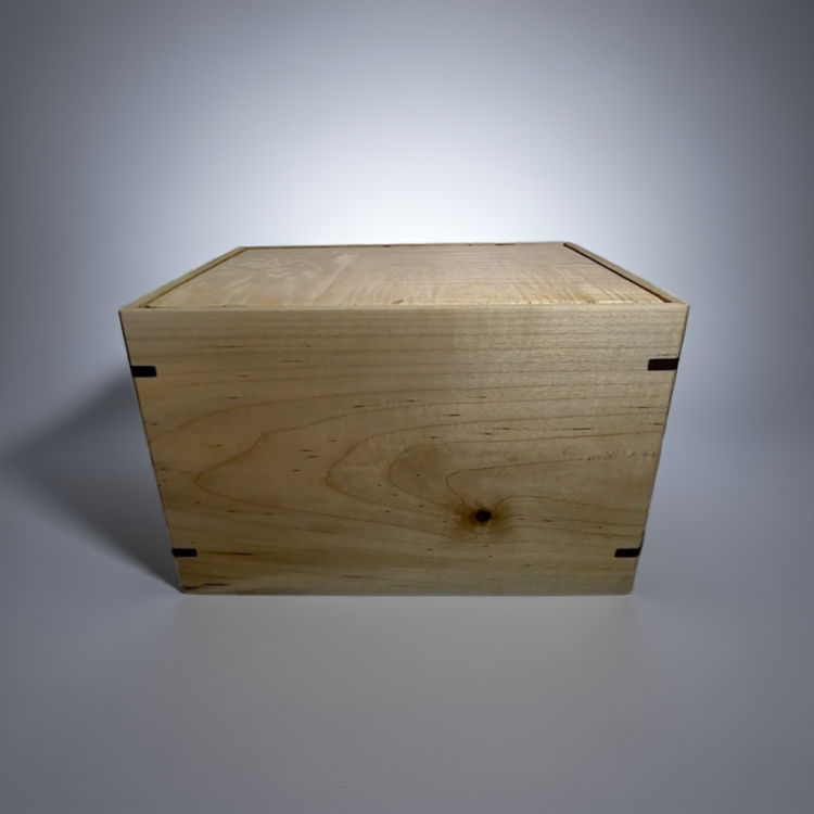 View details for Maple Heartfelt Memory Urn Front and top view of Maple Heartfelt Memory Urn, showcasing its design and customizable engraving area