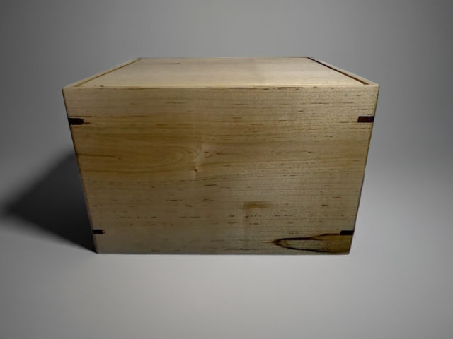 Personalized Large Maple Urn, 346 ci — one-of-a-kind maple cremation urn No. 507