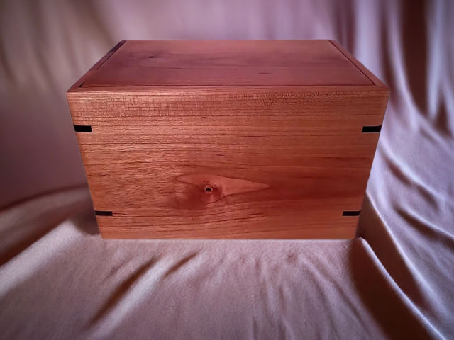Personalized Medium Cherry Urn, 150 ci — one-of-a-kind cherry cremation urn No. 321