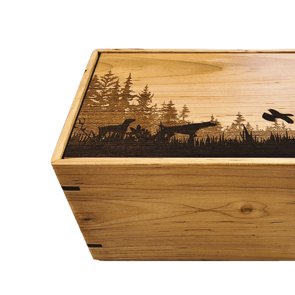 handcrafted-urn-with-bird-dog-engraving