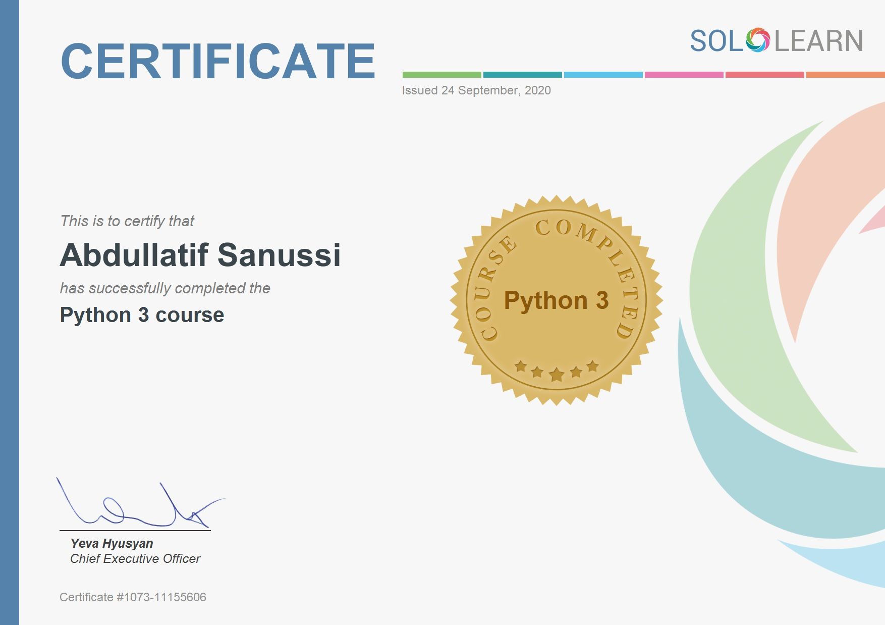 Certifications & Achievements - ::: A-latif:::