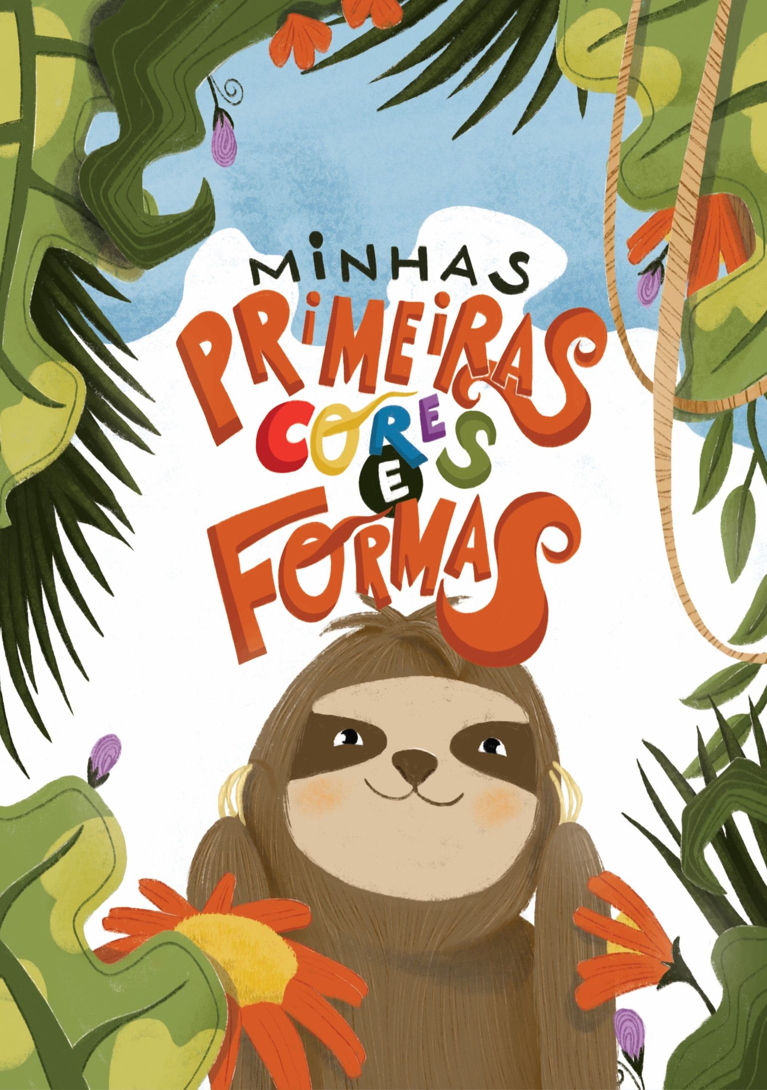 Book cover for Minhas primeiras cores e formas