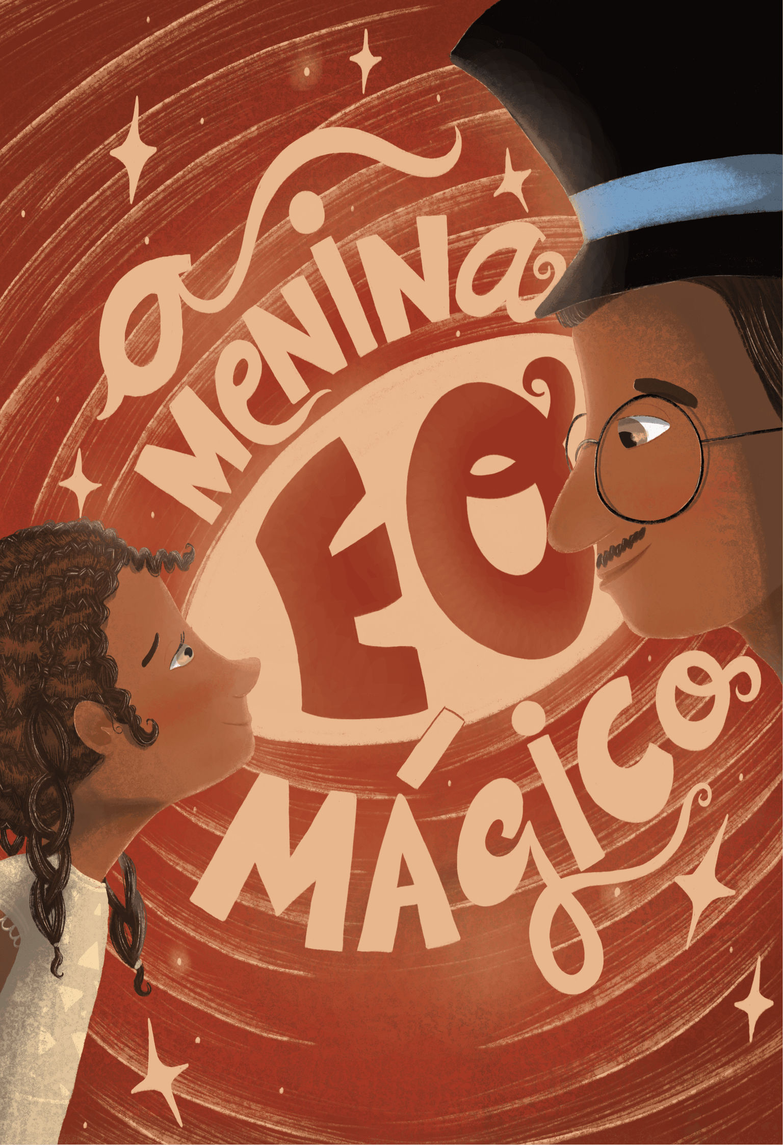 Book cover for A menina e o mágico