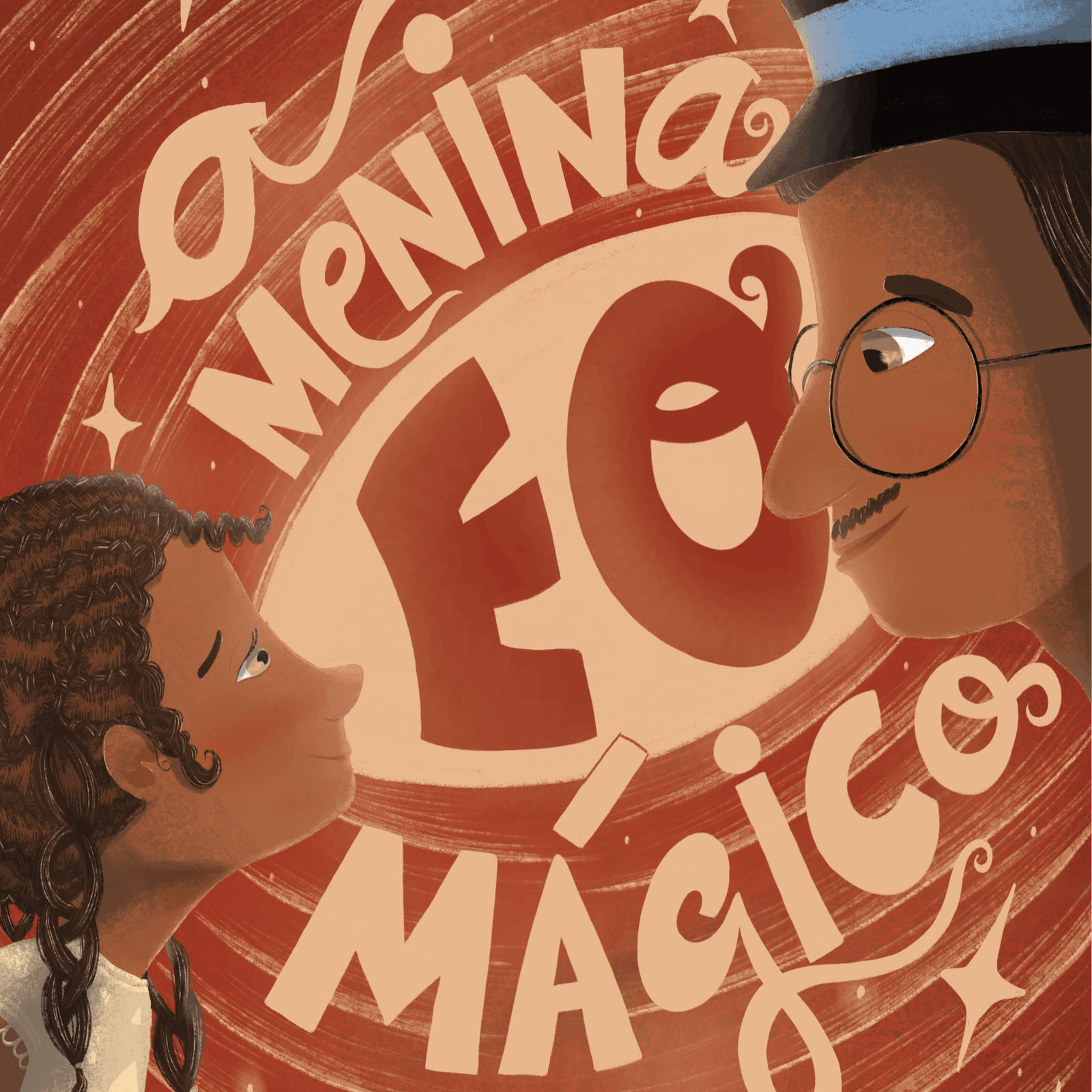Capa do livro A menina e o mágico