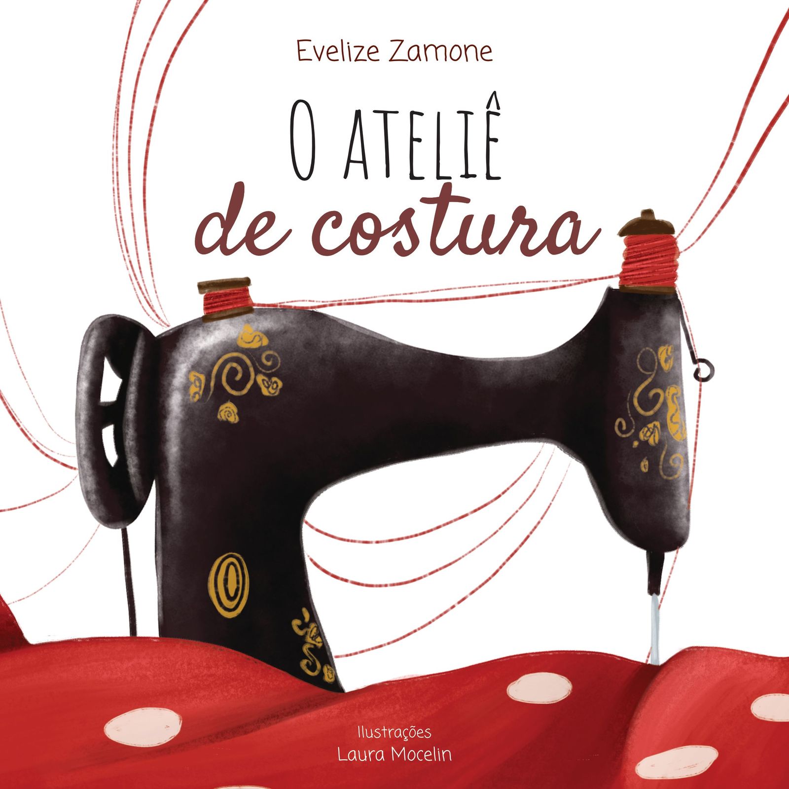 Capa do livro O ateliê de costura