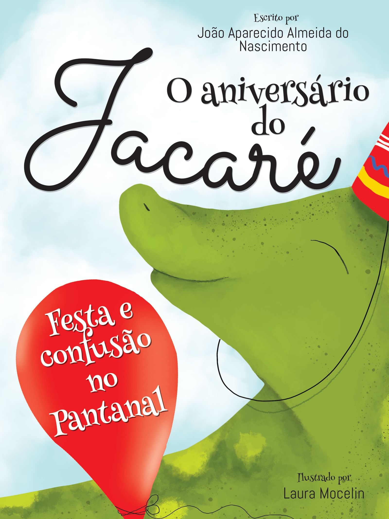 Capa do livro O aniversário do Jacaré: festa e confusão no Pantanal