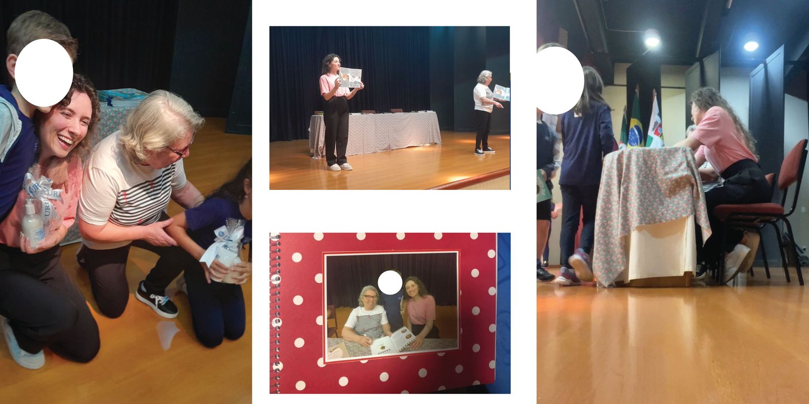 In 2024, I visited the Uri Base School again with the writer Joemir for an autograph session and to answer students' questions about publishing books. We also did storytelling.