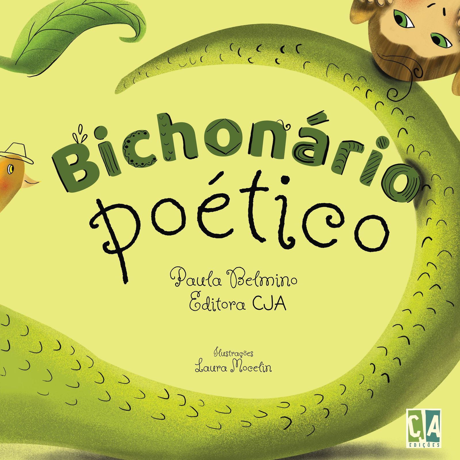 Capa do livro Bichonário Poético.