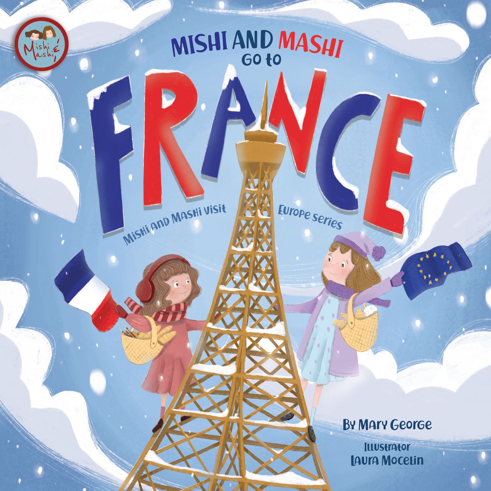 Capa do livro Mishi and Mashi go to France