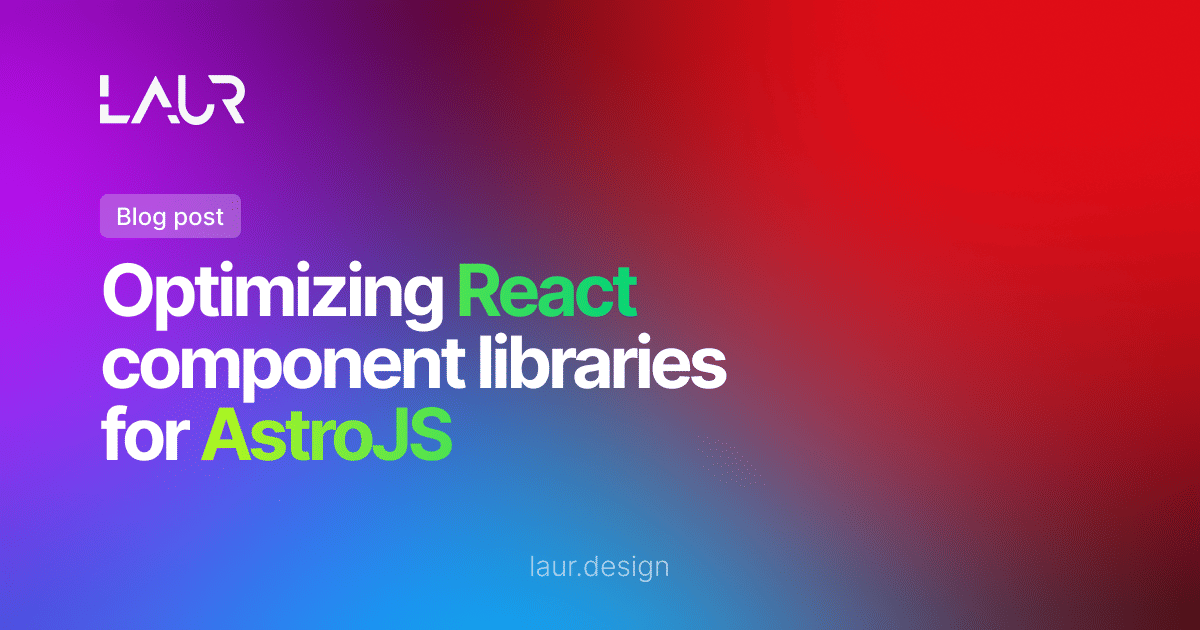 How to Optimize React Component Libraries for Astro