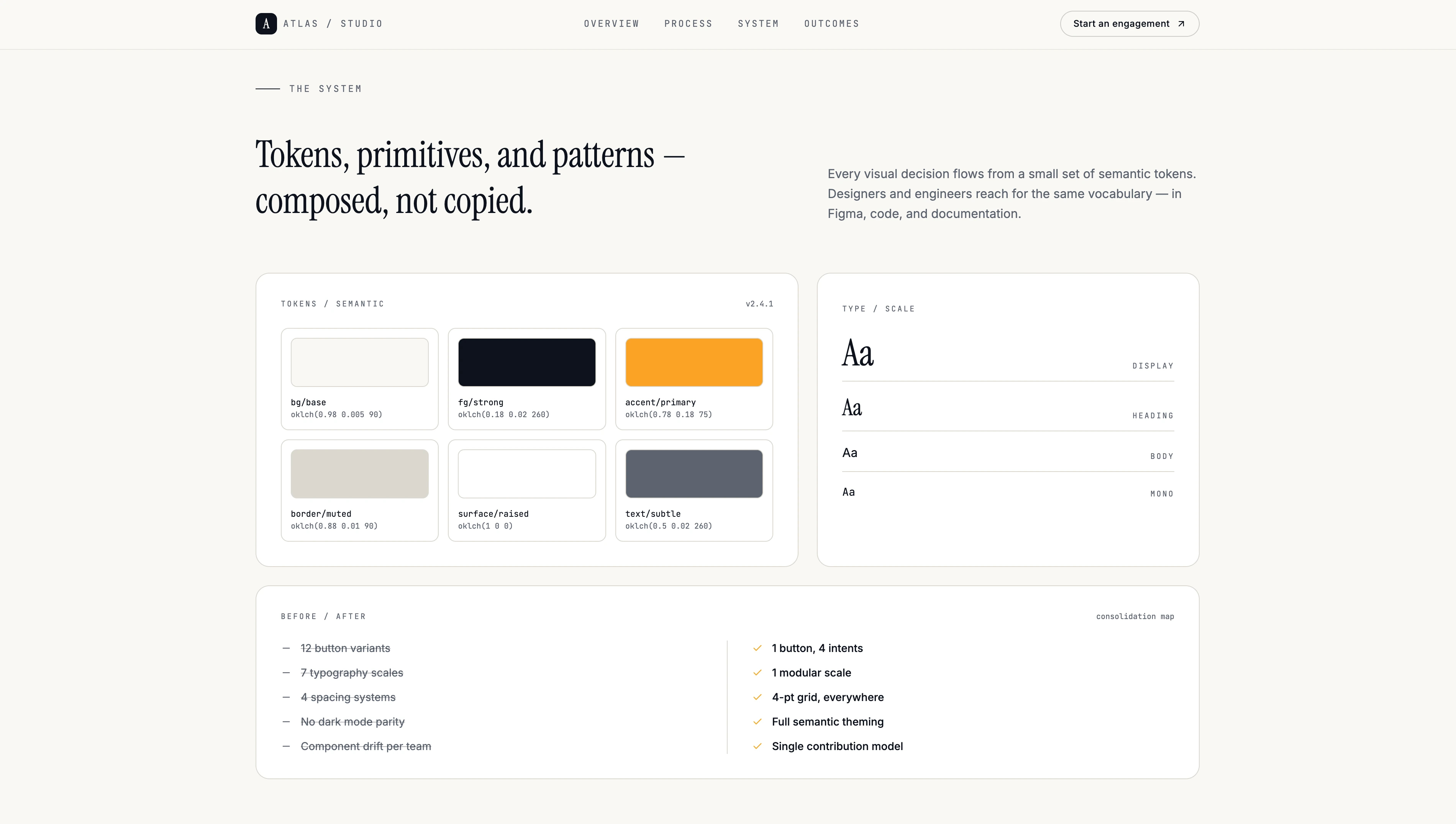 B2B SaaS design system rollout