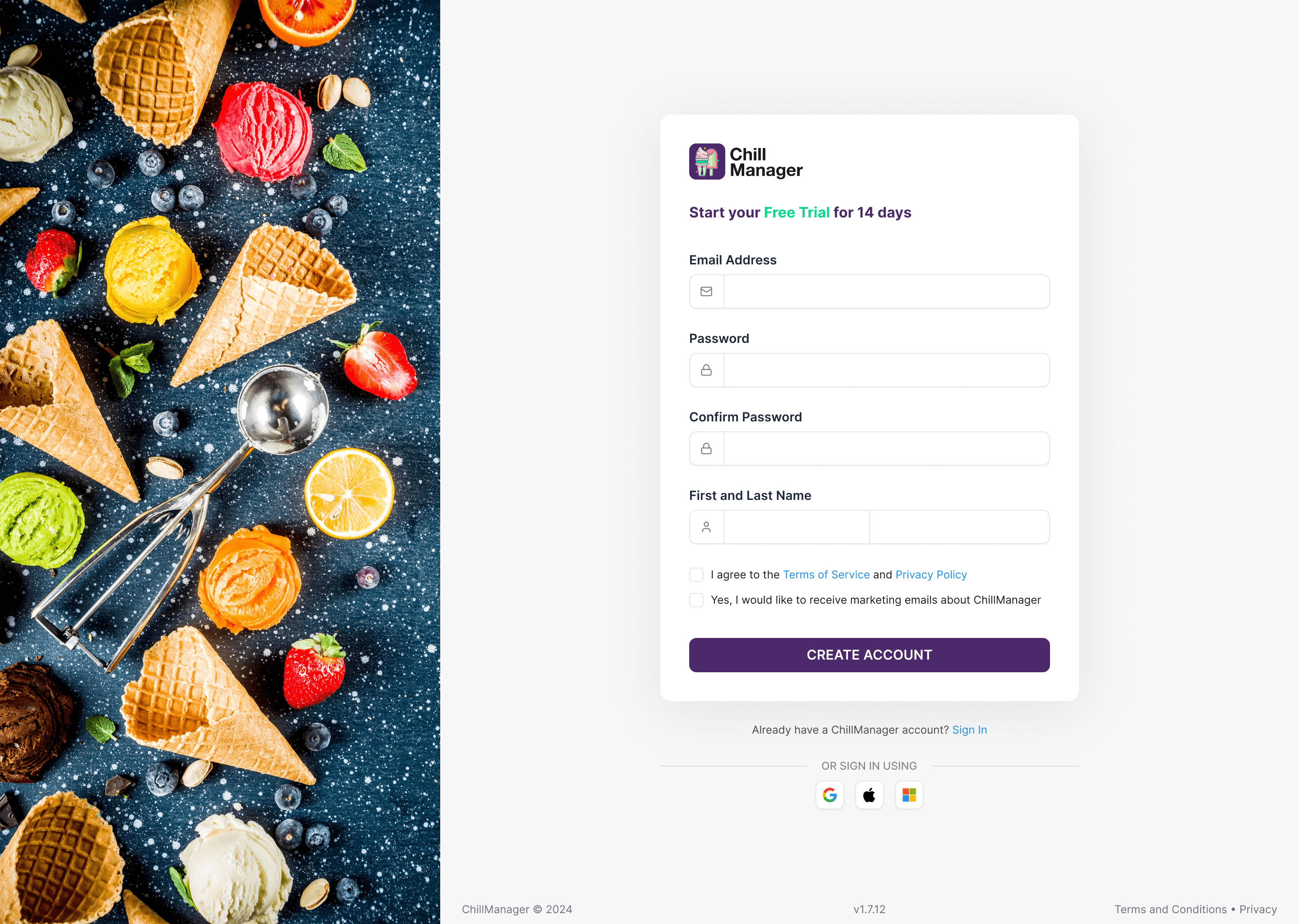 ChillManager Login