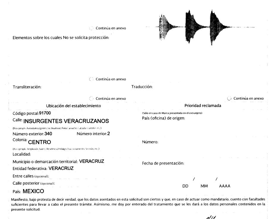 Solicitud de registro · expediente 2110164 · La Parroquia