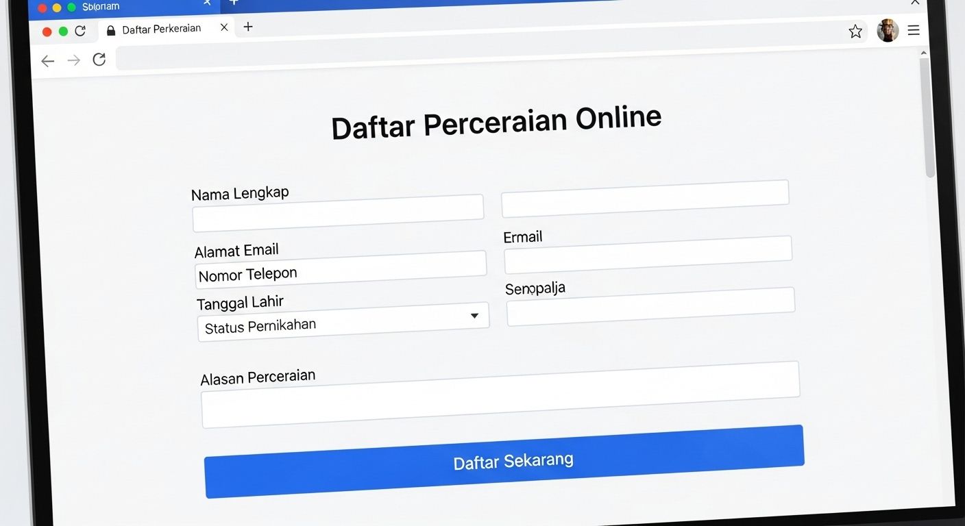 Cara Daftar Gugatan Cerai Online: Langkah Mudah Digital