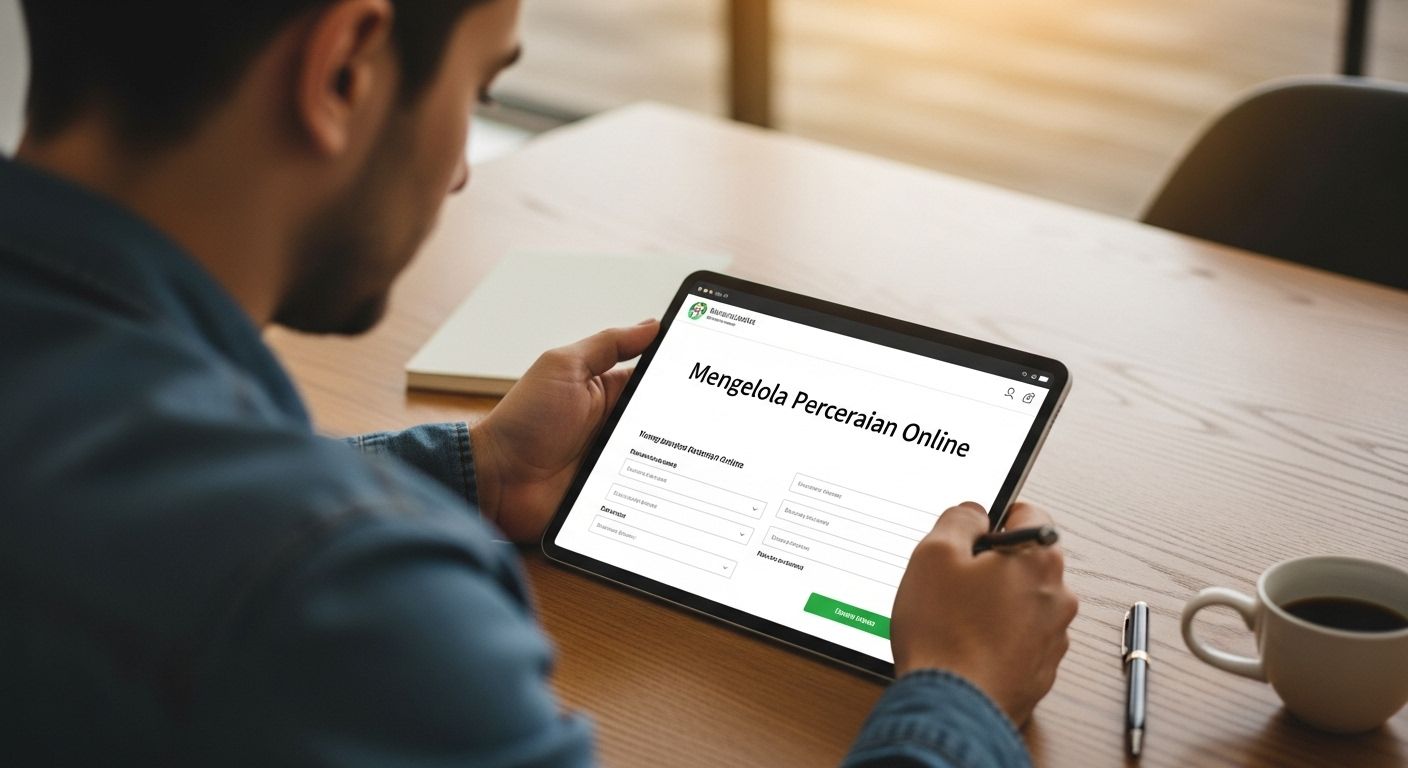 cara mengurus perceraian online