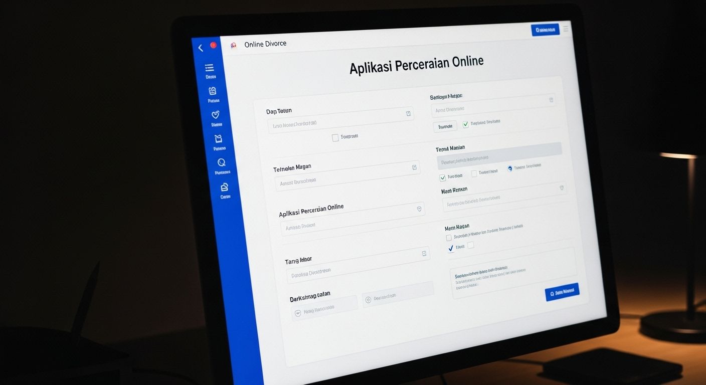 cara pengajuan cerai online