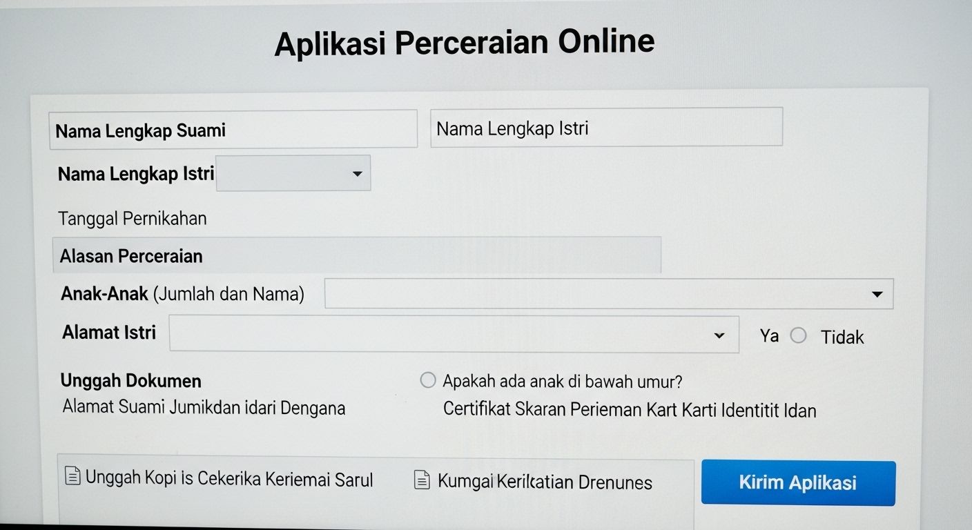 Cara Pengajuan Cerai Online: Proses Praktis dan Cepat